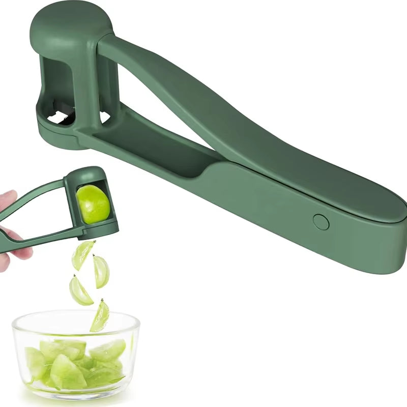 Tomato Slicer Cutter Grape Tools Cherry Fruit Salad Splitter Artifact for Toddlers Small Kitchen Accessories Cut Gadget for Baby