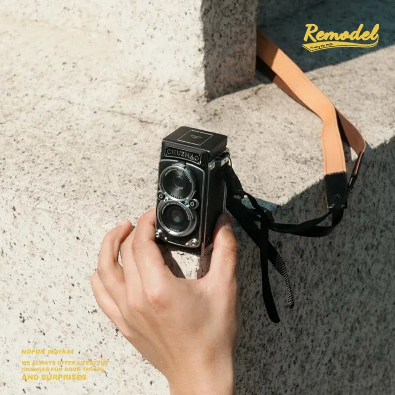 Ccd Retro Dual Reflex Camera Photoes Video Small Mini Camera Recording Manual Joystick Amateur Custom Accessory Photography Gift