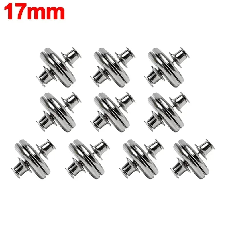 20/1Pairs Curtain Magnetic Button Nail Free Detachable Window Curtain Close Magnet Buckle Adjustment Curtain Clip Accessories