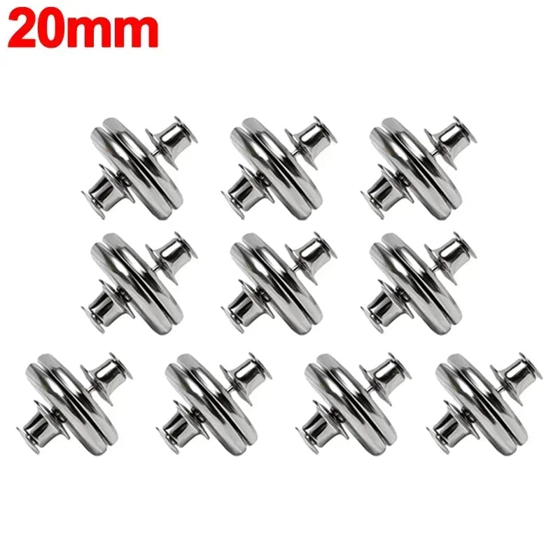 20/1Pairs Curtain Magnetic Button Nail Free Detachable Window Curtain Close Magnet Buckle Adjustment Curtain Clip Accessories