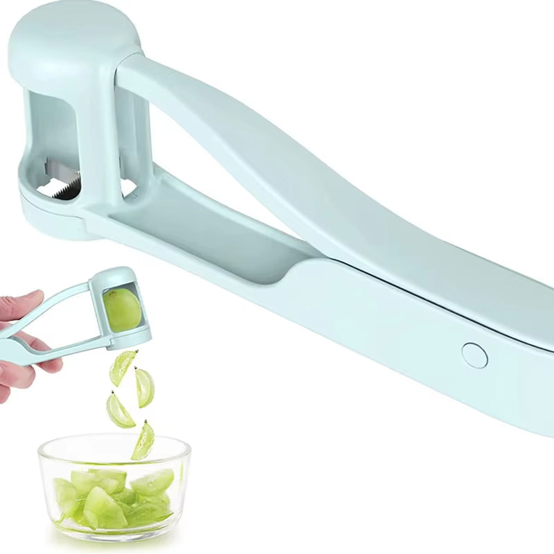 Tomato Slicer Cutter Grape Tools Cherry Fruit Salad Splitter Artifact for Toddlers Small Kitchen Accessories Cut Gadget for Baby