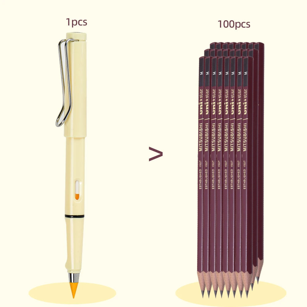 Eternal Pencil - Unlimited Writing No Ink Pen New Technology Pencils for Writing Art Sketch Stationery Kawaii Pen School Supplies