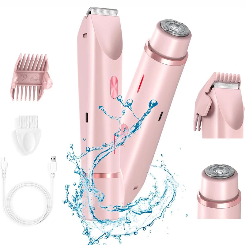 Electric Hair Remover for Women – Painless Facial Epilator & Body Hair Trimmer for Mustache, Legs, Bikini & Underarms | Gentle & Safe Shaver for Smooth Skin