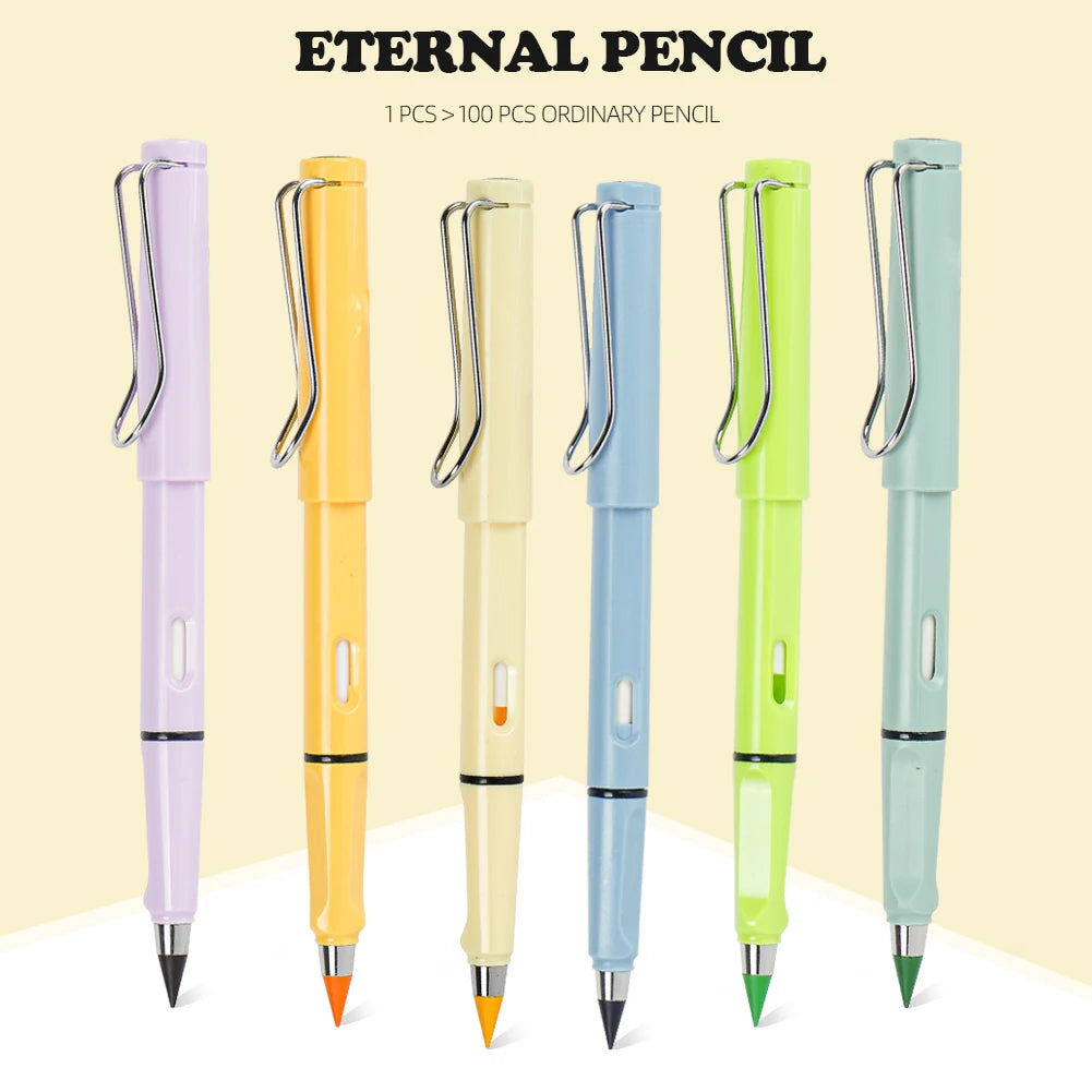 Eternal Pencil - Unlimited Writing No Ink Pen New Technology Pencils for Writing Art Sketch Stationery Kawaii Pen School Supplies