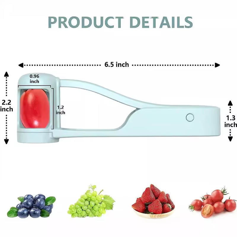 Tomato Slicer Cutter Grape Tools Cherry Fruit Salad Splitter Artifact for Toddlers Small Kitchen Accessories Cut Gadget for Baby